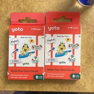 Unopened “Make Your Own” Yoto Cards- 2 packages